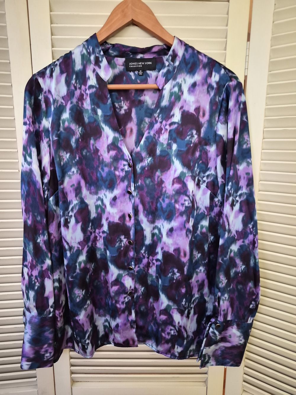 Jones New York Purple Blouse Size 10